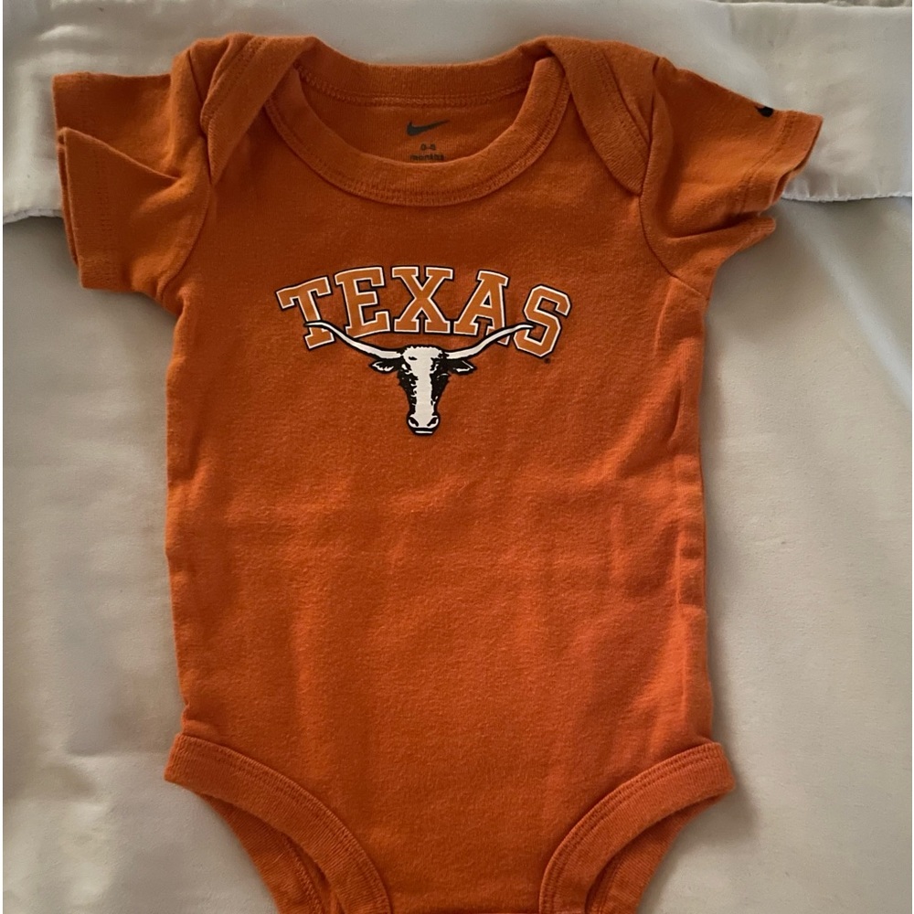 Baby Longhorn Onesie, Nike, Sz 0-6 Mos